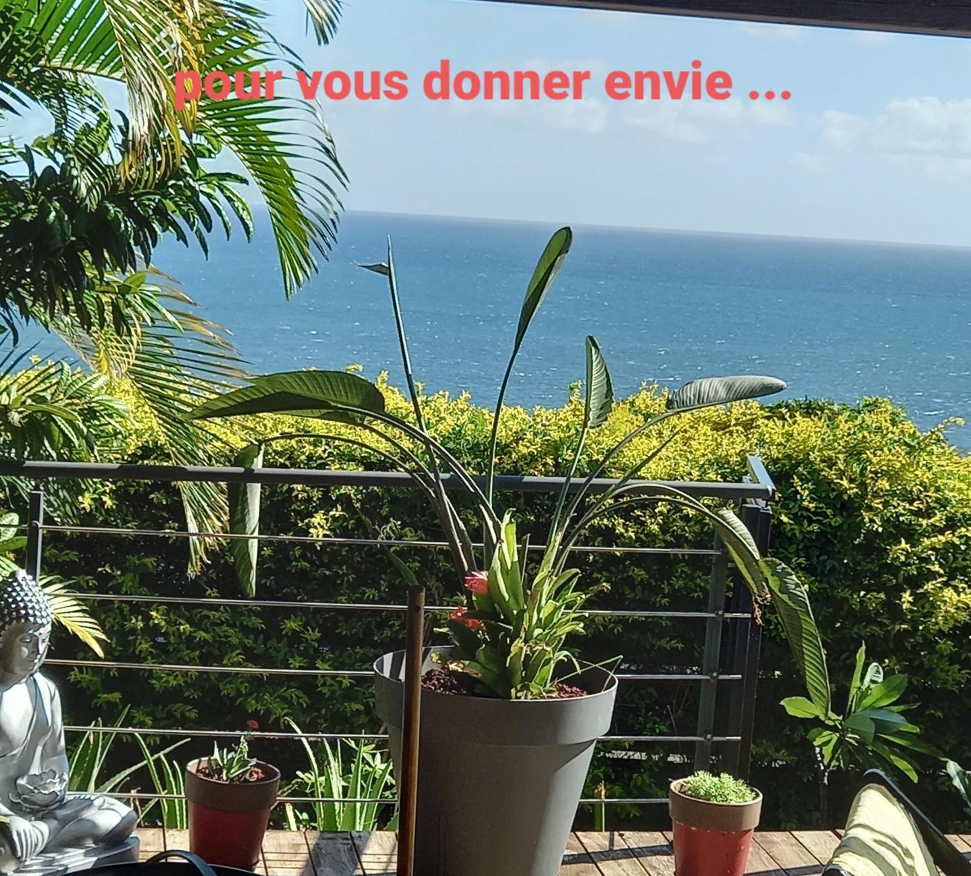 Suite Indigo Jacuzzi Prive Piscine Vue Mer Acces Cuisine Laverie Saint Pierre Exterior foto